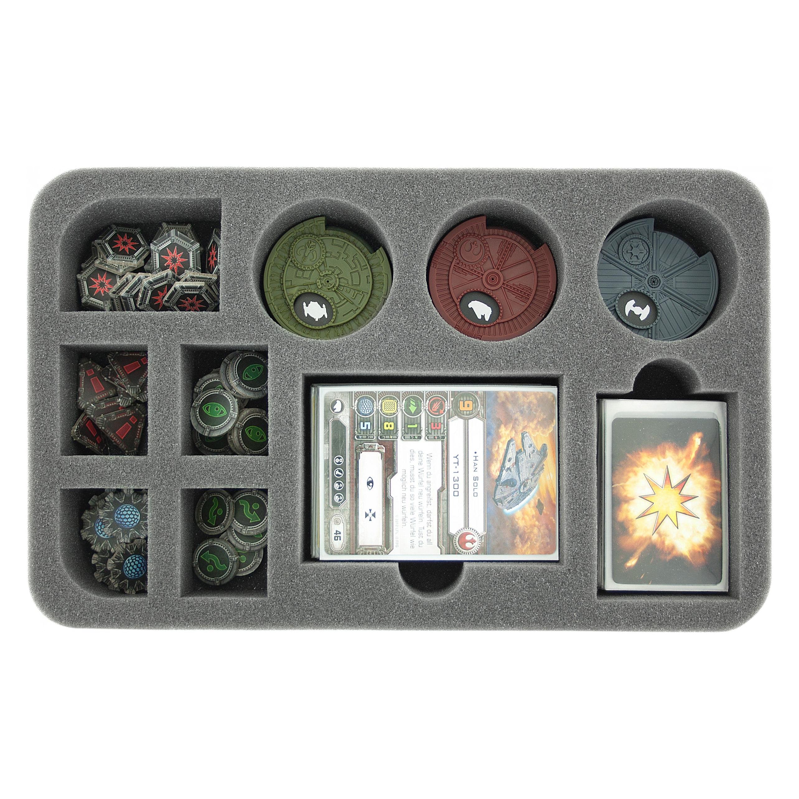 Feldherr HS045XW01 - Schaumstoffeinlage für Star Wars X-WING Zubehör (Schaumstoff) (HS045XW01)