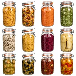 12er Set Odin Einmachglas 1,5L Bügelverschluss Vorratsglas luftdicht Bügelglas