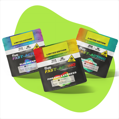 fast-acting 15mg thc gummies variety pack