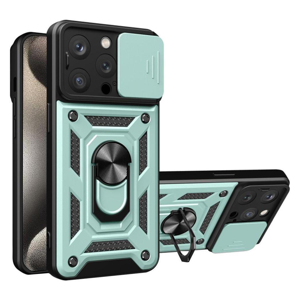 Techsuit - CamShield Series - iPhone 15 Pro - Green (Apple iPhone 15 Pro) (56350257)