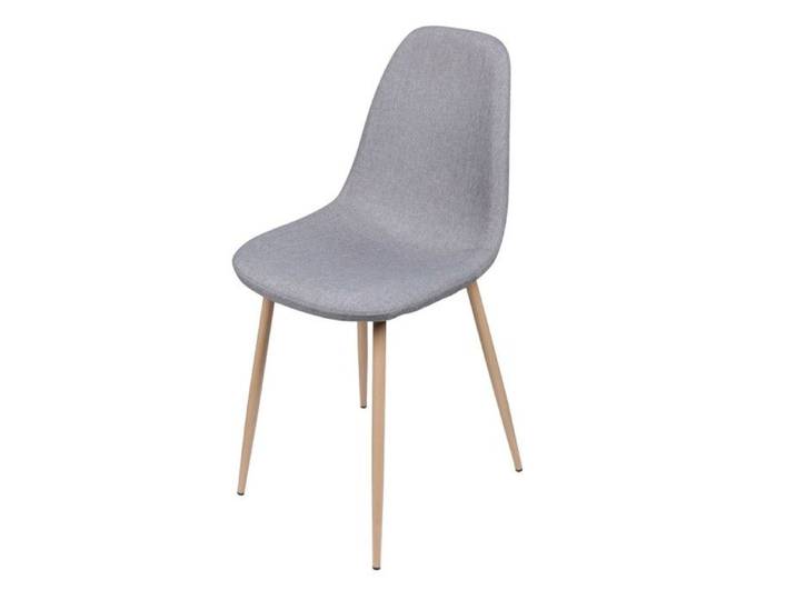 Chaise scandinave tissu Oslo gris clair