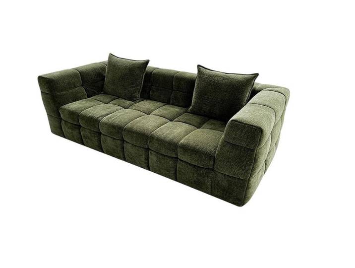 JVmoebel 3-Sitzer Komprimierbares grünes Stoffsofa von JVMoebel für das Wohnzimmer