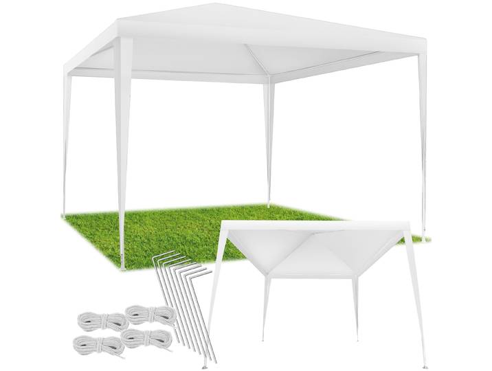 Pavillon Farah, wasserdicht, Stecksystem, 3x3m - weiss
