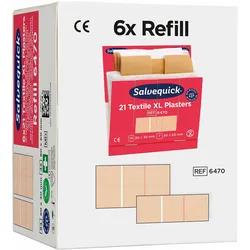 Söhngen, Pflaster, Refill für SALVEQUICK, elastische Pflaster-Abschnitte je 21 Stk, VE à 6 Stk (21x)