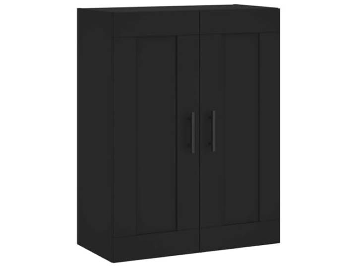 vidaXL Wandschrank Schwarz 69,5x34x90 cm Holzwerkstoff