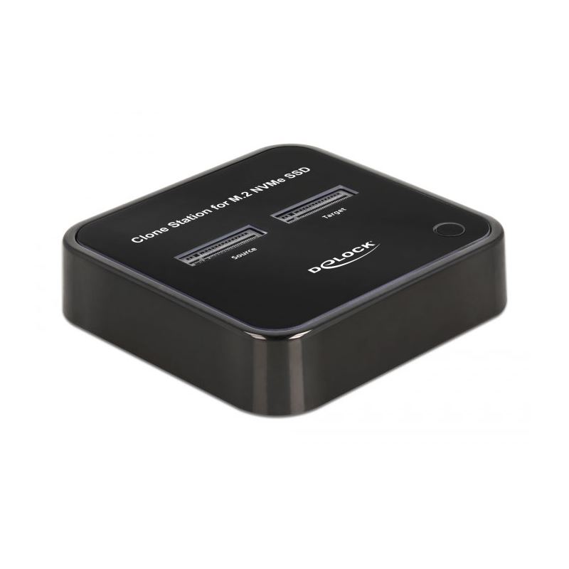 Delock M.2 Dockingstation für 2 x M.2 NVMe PCIe SSD mit Klon Funktion