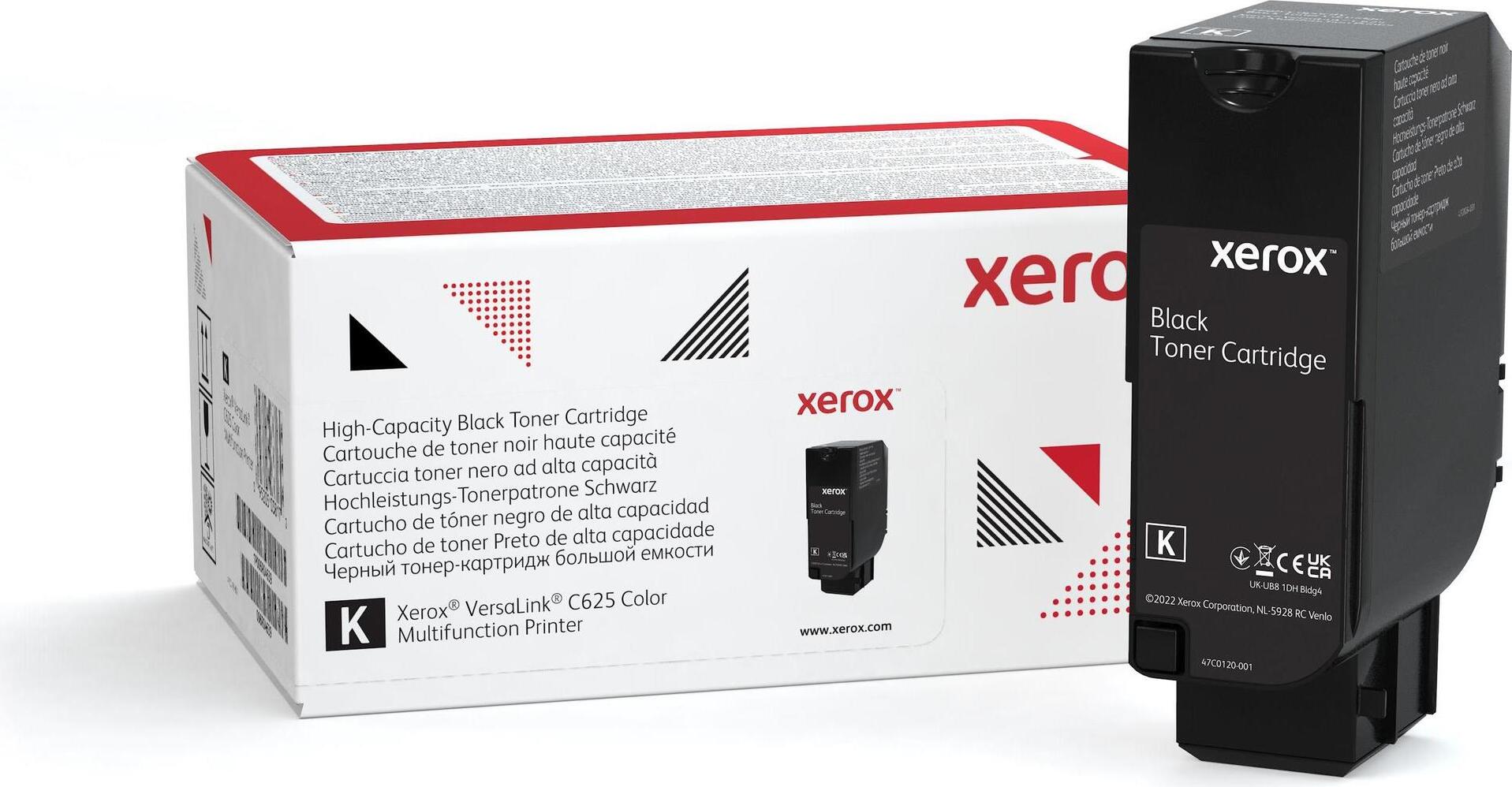 Xerox VersaLink C625 Farb-Multifunktionsdrucker Hohe Kapazität-Tonermodul Schwarz (25000 Seiten) - 006R04636, 25000 Seiten, Schwarz, 1 Stück(e)