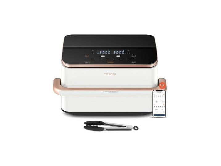 Friteuse À Air Chaud Cosori Dualblaze Twinfry Compact 8\,6 L 2700 W Blanche