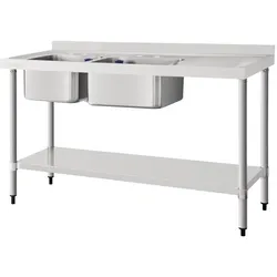 Zwei Auffangschalen auf der rechten Vogue 1500 mm eintauchen