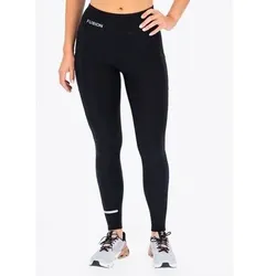 FUSION Tight WOMENS HOT LONG TIGHTS, Größe S in Schwarz Schwarz