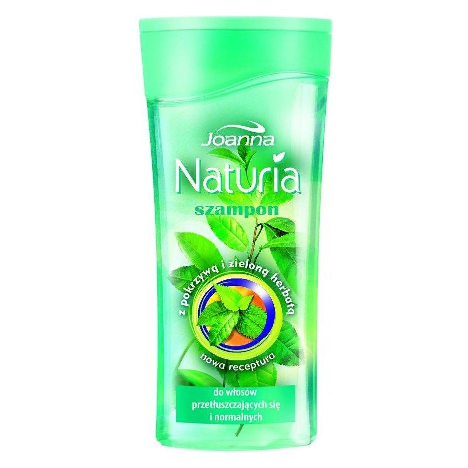 Joanna Naturia Shampoo For Normal And Oily Hair Nettle And Green Tea 200Ml (Flüssiges Shampoo, 200 ml) (5901018005900)