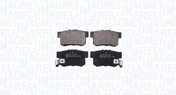 Magneti Marelli Bremsbelagsatz, Scheibenbremse 363916061151 Für Aeolus Honda Isuzu Acura (Dongfeng)