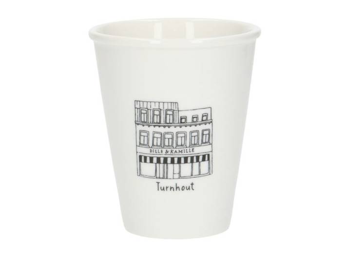 Gevel mok, Turnhout, porselein, 200 ml