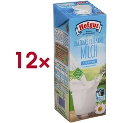Hofgut 12er-Pack haltbare Milch »fettarme H-Milch 1,5% Fett«