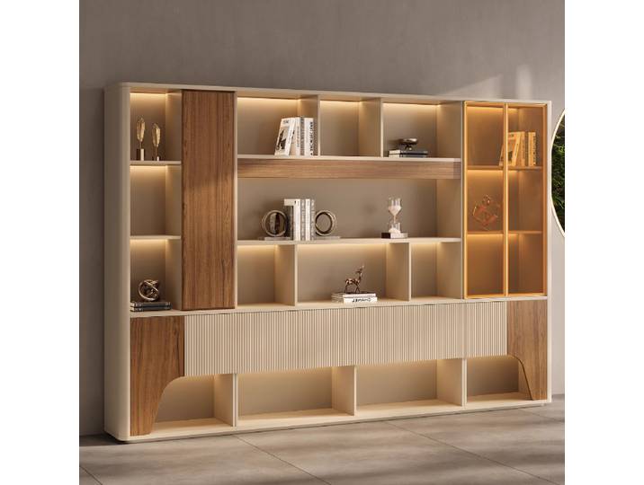 Armoire de bureau moderne, casier, organisateur de placard, meubles de patron, armoire de fond de bureau, classeur, armoire de données, bibliothèque