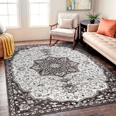 World Rug Gallery Traditional Medallion Area Rug