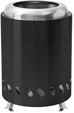 Inspired Finds Smokeless Tabletop Fire Pit Portable Indoor & Outdoor Mini Fire Pit For Wood Or Pellet Fuel black
