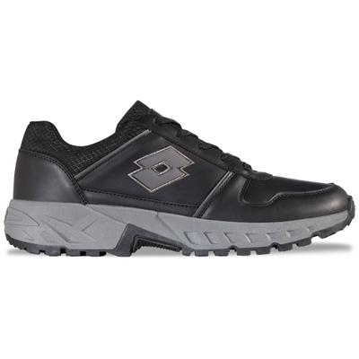 Sneaker LOTTO, Herren, Gr. 42, schwarz (schwarz, grau), Synthetik, Schuhe Sneaker, - mit robuster Sohle für zuverlässigen Grip