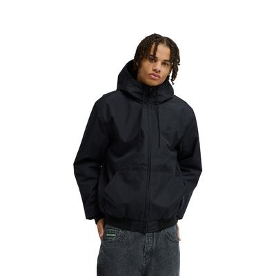 Outdoorjacke DC SHOES "Garage 10K", Herren, Gr. S, schwarz, Obermaterial: 100% Polyester., Jacken Outdoorjacke