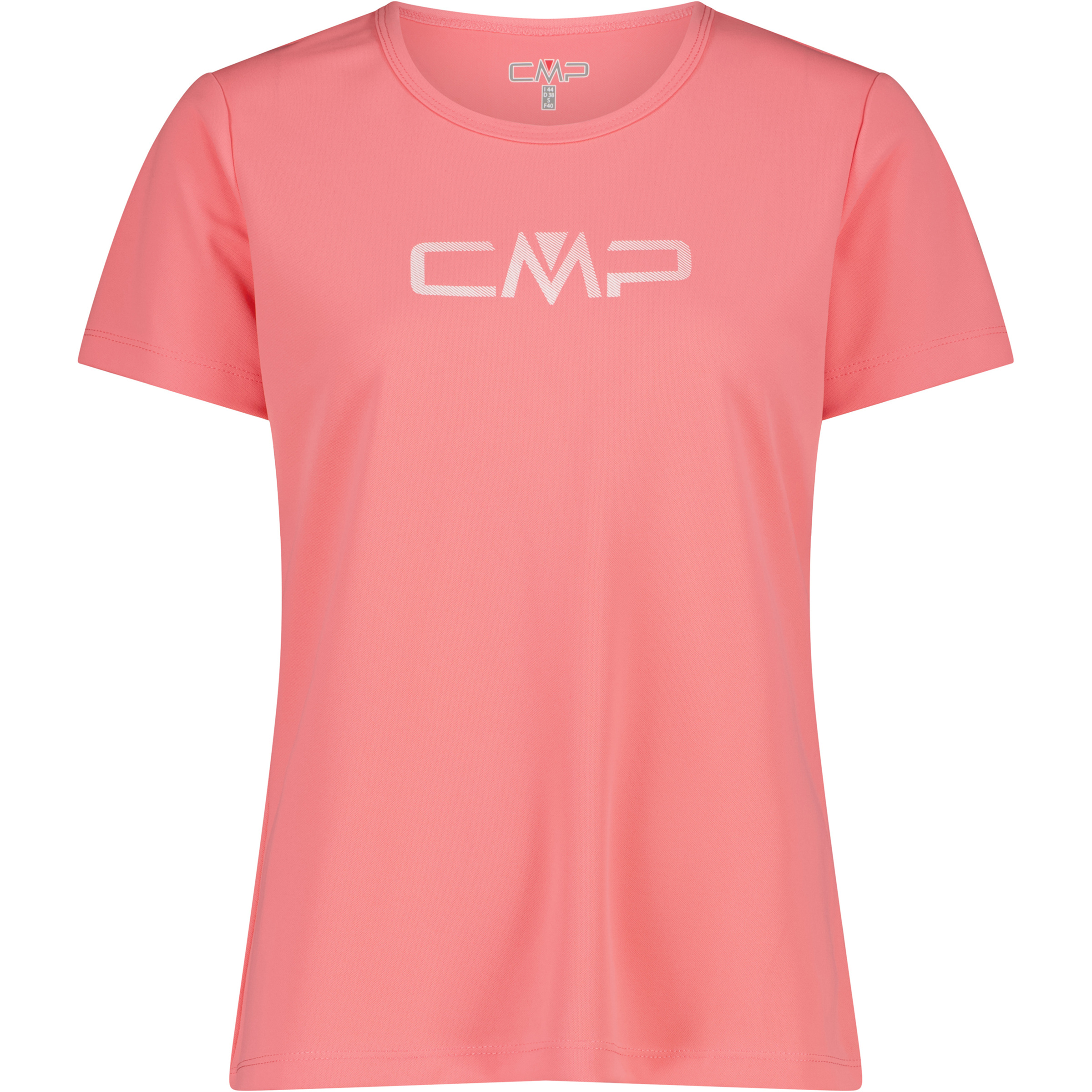 CMP Funktions Print Damen T-Shirts rosa Größe XL Trekking Geruchsneutralisierend