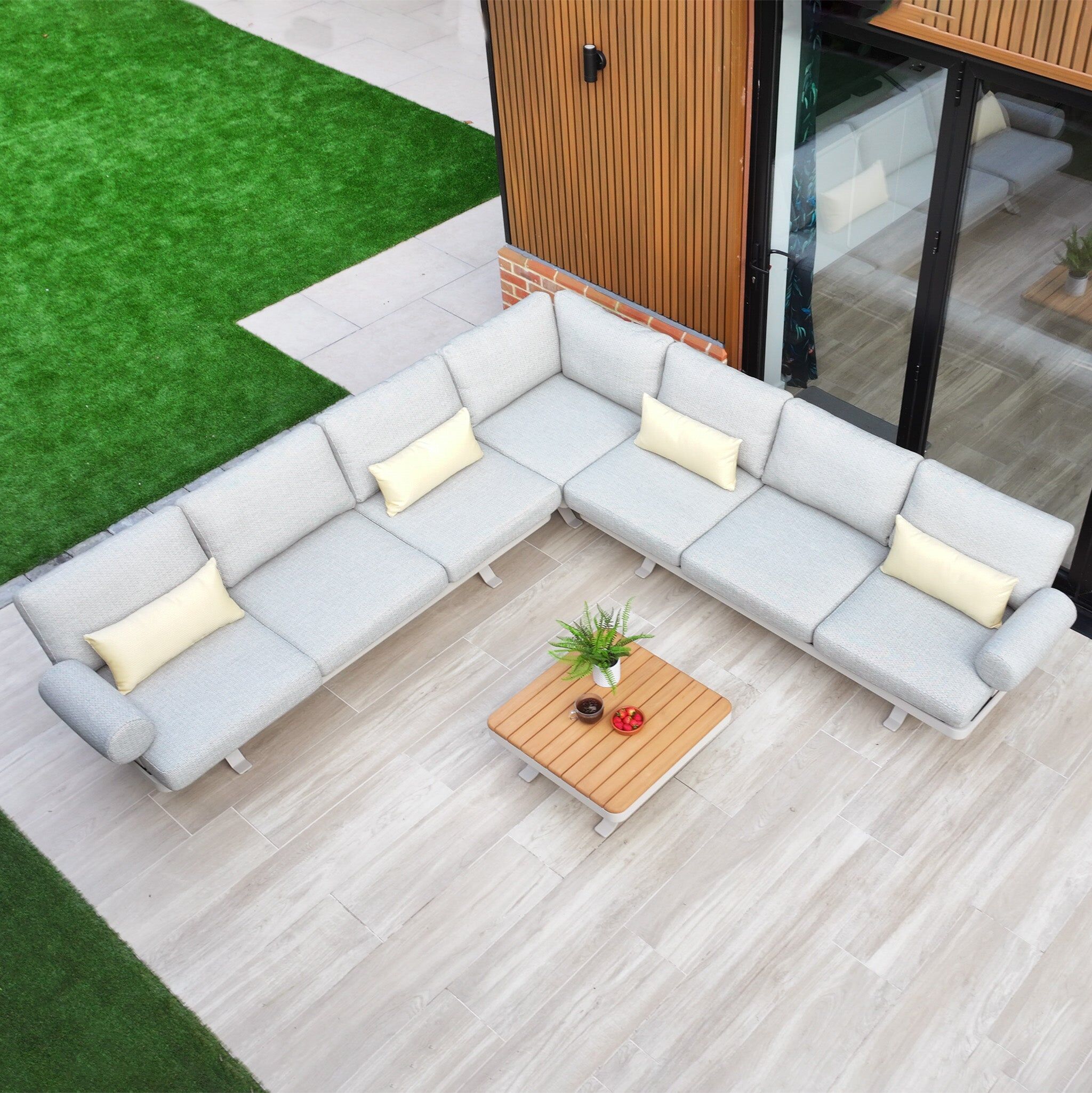 Harbour Lifestyle Vienna Corner Group Set in Latte