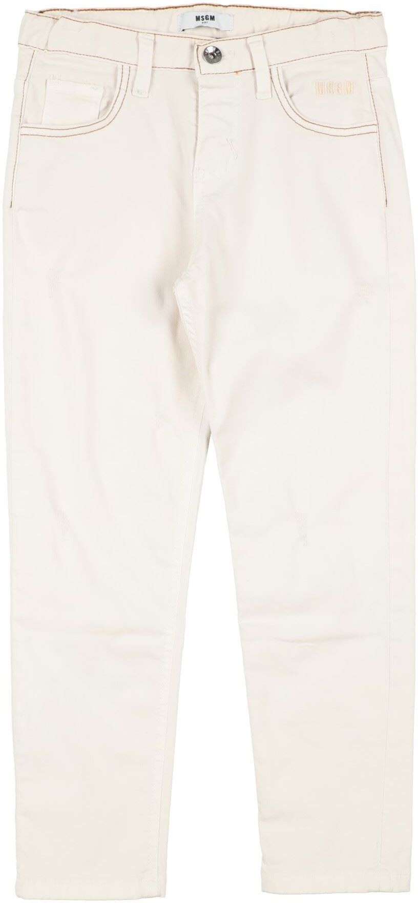 Msgm Pantalones Niño Hueso 8 Niño