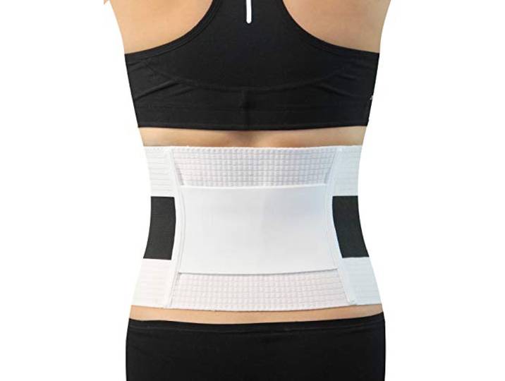 Hydas Rückenstützbandage Extra Stark Gürtel für einen gesunden Rücken und korrekte Haltung Bandage bei Rückenschmerzen und Muskelschwäche (Extra starke Stützkraft) Einheitsgröße