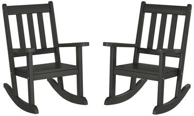 Polytrends Laguna Kids Outdoor Poly Rocking Chair (Set of 2)