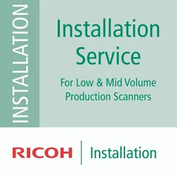 Ricoh Installationsservice: einzelner Scanner
