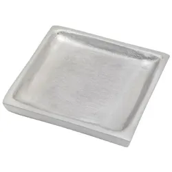 Teller viereckig 8x8 cm innen matt