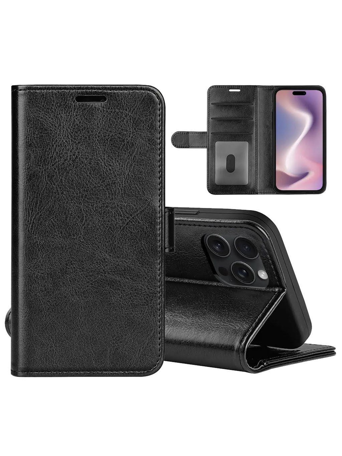 SiGN Wallet Cover for iPhone 17 Pro Max - Black