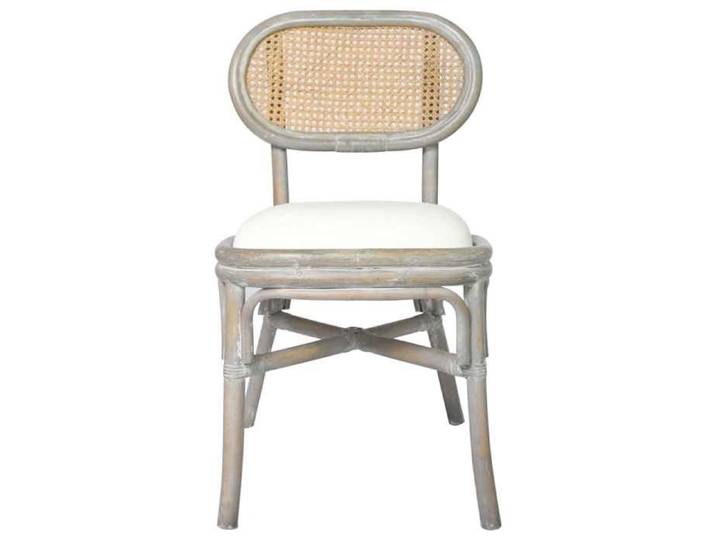 Chaises à manger ou cuisine(Ensemble de 2) - rétro&chic - gris Lin - Taille totale:46x53x83cm C184428