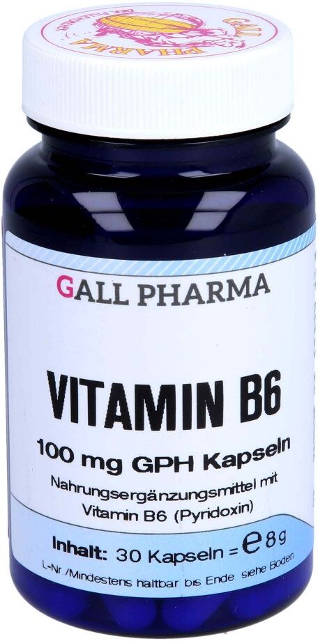 Vitamin B6 100 mg Gph Kapseln 30stk