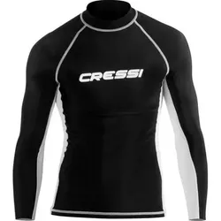 CRESSI-SWIM Herren Shirt Man Long Sleeve, Größe 3XL in Schwarz Schwarz