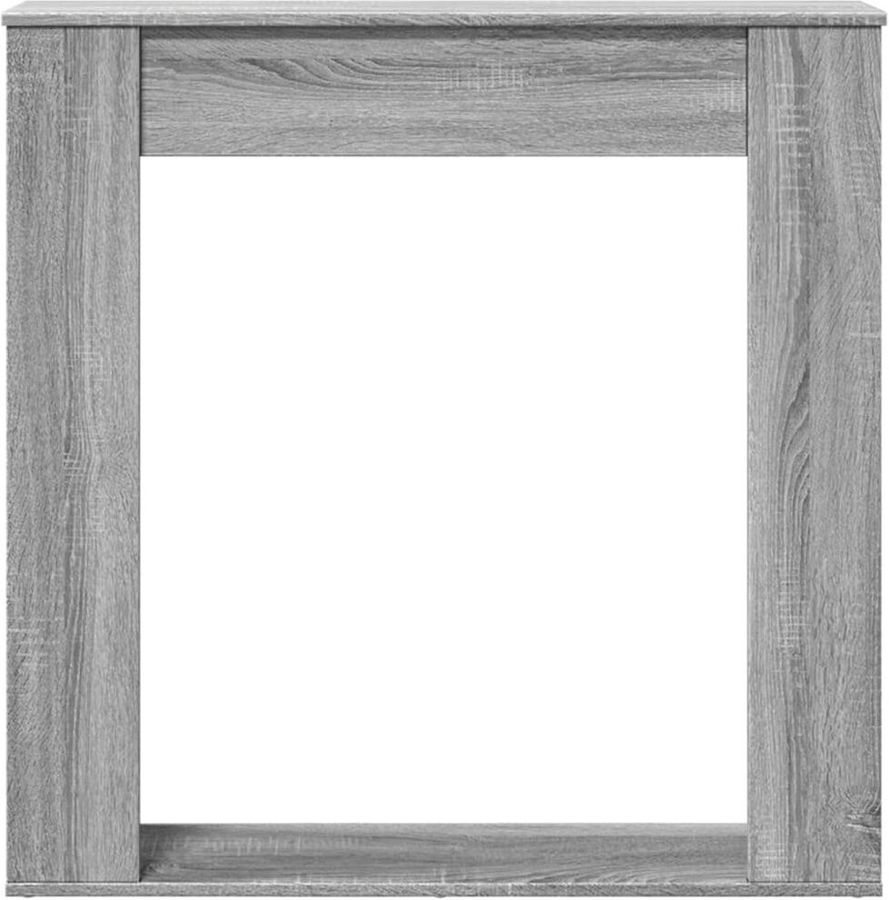 17 Stories Fireplace Mantel Surround Grey Sonoma 100cm H X 100cm W X 20cm D