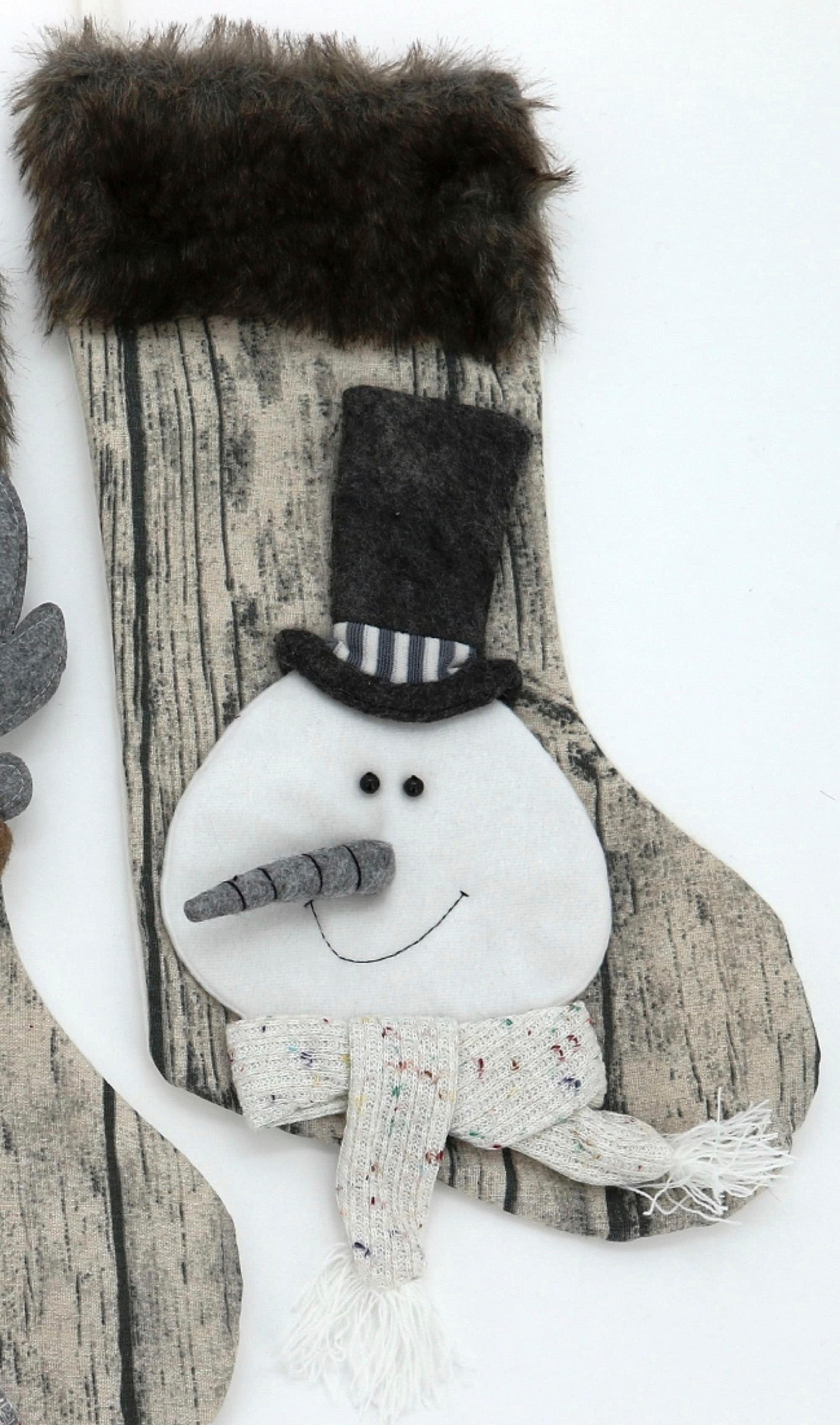 Dekohänger WECKBRODT "Nikolausstiefel", weiss (weiß), Polyester, Dekohänger, Dekohänger, Nikolausstiefel, Geschenkstrumpf weiß Einheitsgröße