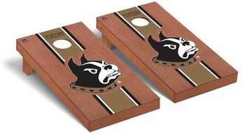 Skip's Garage Wofford Terriers Rosewood Cornhole Board Set