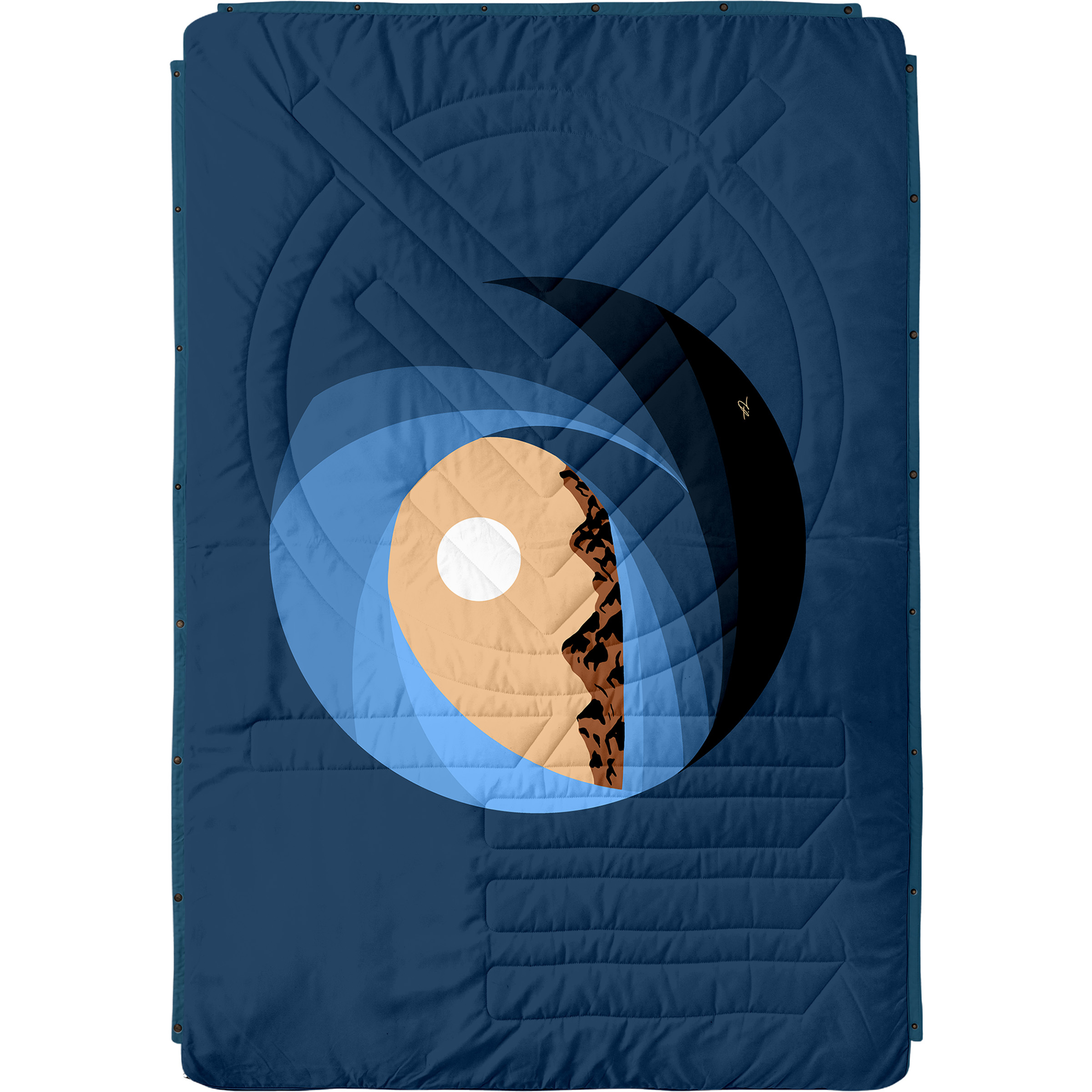Voited CloudTouch Decke Reisedecken blau Größe 137X203CM Camping | Lifestyle Wasserabweisend