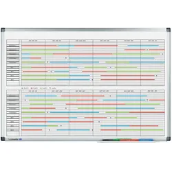 Legamaster, Präsentationstafel, Magnethaftendes Whiteboard Projektplaner, 60 cm x 90 cm (90 x 60 cm)