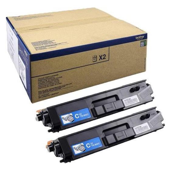 Brother TN-900CTWIN TONER CYAN (TN-900CTWIN)
