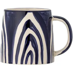 Bloomingville Shama Becher, Steingut, Ø 14,5,blau