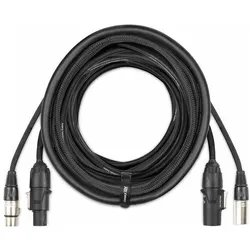 PD Connex CX07-15 Powercon XLR - Powercon XLR 15 m (15 m, XLR Kabel), Audiokabel