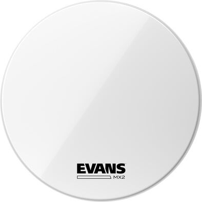Evans "28" MX2W Marching Head" Weiß