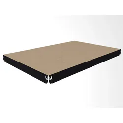Zusatz-Fachboden Biedrax 60 x 60 cm, Schwarz, Fachboden MDF, Fachlast 200 kg