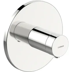 HansaVAROX Wannen- und Brausearmatur, Fertigmontageset für Wanne/Brause HansaVAROX PRO 4056 Rosette rund Chrom