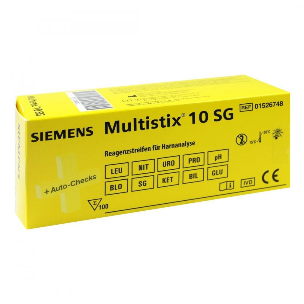 Siemens Healthcare GmbH Multistix 10 Sg Teststreifen 03188642