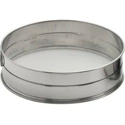 WEIS  Mehlsieb Edelstahl 18/10, Höhe: 80 mm, ø: 250 mm