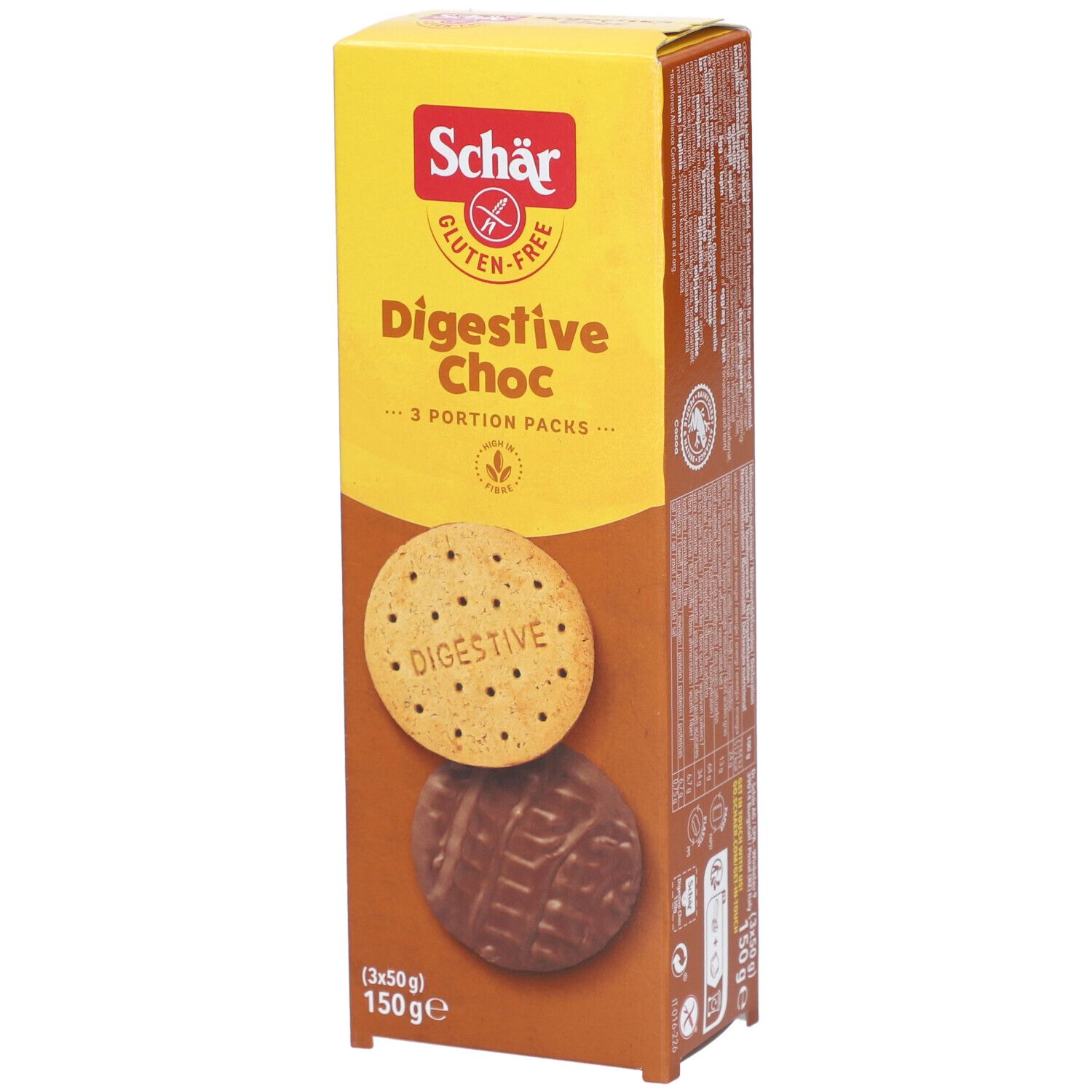 Schar Digestive Choc Glutenvrije Koekjes 150 g Kekse