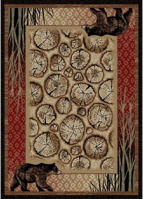 Mayberry Rug American Destination Red Creek Multi Lodge Area Rug