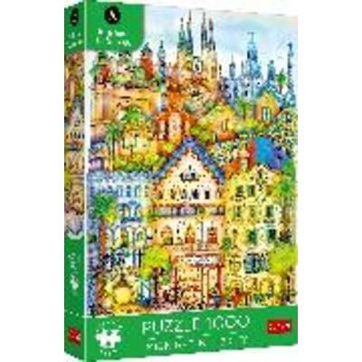 Puzzle Premium Plus 1000 – Mitternacht in Barcelona